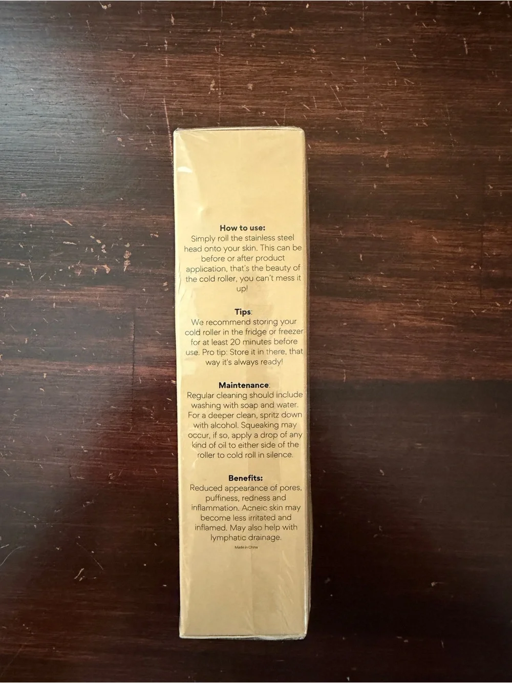 Glow skincare mini cold roller